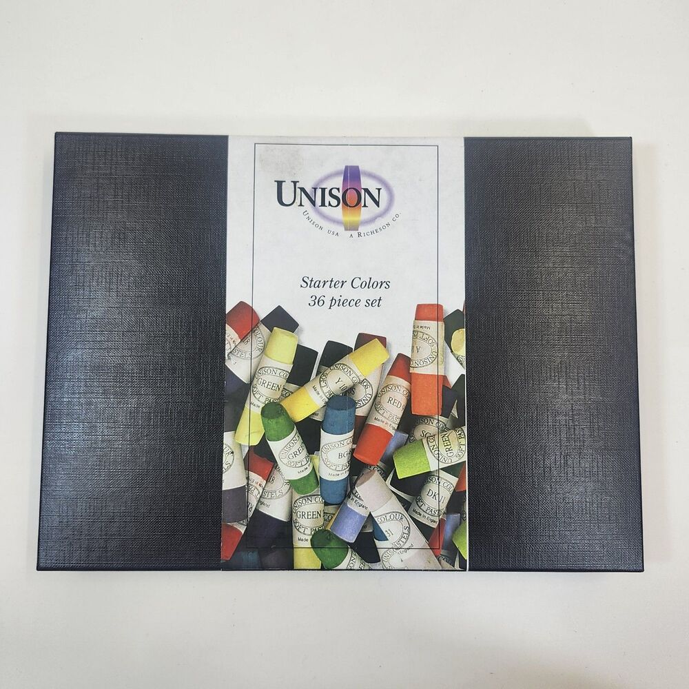 Unison Soft Pastels 36 Piece Starter Set Made in England Sticks New Unused Art